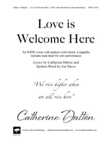 Love is Welcome Here SATB choral sheet music cover